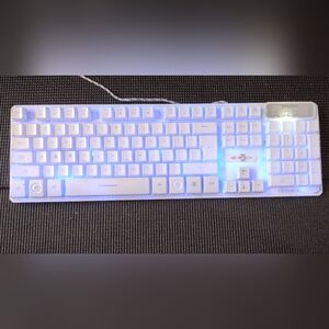 White Backlit Keyboard